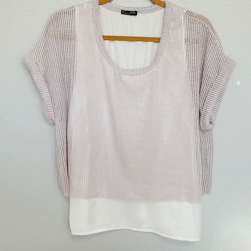 ZARA B/W Collection top